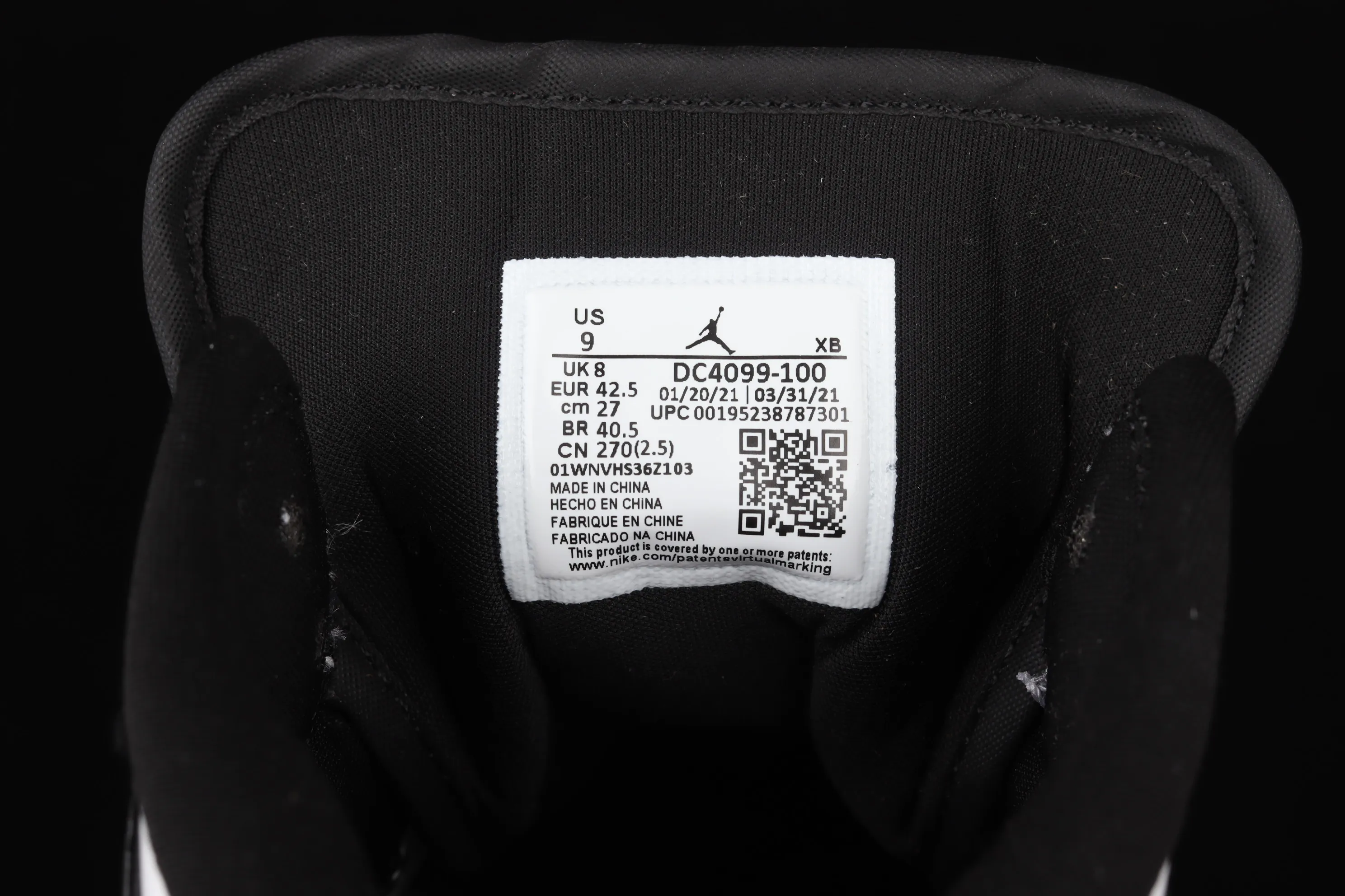 All categories Air Jordan Jordan series basketball shoes Air Jordan 1 Mid Air Jordan 1 Mid SE AJ1 Joe 1 white and black mid-top basketball shoes DC4099-100